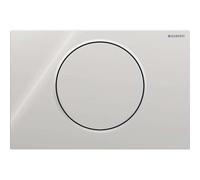 Geberit Sigma10 placas de accionamiento para fregaderos, redondas, 115758KH5, Color: cromado brillante / cromado mate - CM