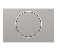 Geberit Sigma10 placas de accionamiento para fregaderos, redondas, 115758SN5, Color: cepillado, fácil de limpiar, recubierto / pulido - CM