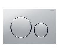 Geberit Sigma20 placas de accionamiento para doble descarga, 115.882.JQ.1, Color: cromado mate / cromado brillante