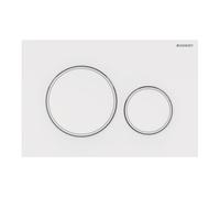 Geberit Sigma20 placas de accionamiento para doble descarga, 115882111, Color: blanco / blanco mate - CM