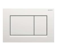 Placa de accionamiento Geberit Sigma30, para sistema de 2 cisternas, Color: lacado en cromo mate, recubierto de fÃ¡cil limpieza / cromado brillante - 115.883.JQ.1