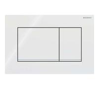 Geberit Sigma20 placas de accionamiento, para doble descarga, rectangular, 115883111, Color: blanco / blanco mate - CM