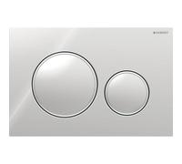 Placa Geberit Sigma20 Rociado Brillante / Cromosatinado Doble Botón | 115.8