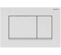Placa de accionamiento Geberit Sigma30, para sistema de 2 cisternas, Color: lacado blanco mate, recubrimiento fÃ¡cil de limpiar / blanco - 115.883.01.1