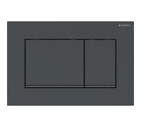 Geberit Sigma30 placas de accionamiento, para doble descarga, 115.883.DW.1, Color: negro / negro mate