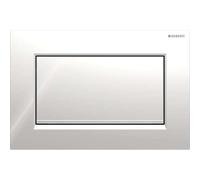 Geberit - Pulsador Geberit Sigma30, Para Descarga Interrumpible, Atornillable: Cromado Brillante/Cromado Cepillado/Cromado Brillante (115.893.KY.1)