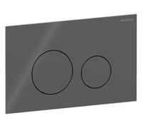 Geberit Sigma40 placas de accionamiento, para doble descarga, redondo, vidrio, 115628JK1, Color: Lava - CM