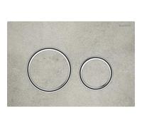 Placa de accionamiento Geberit Sigma21 para doble descarga, color metÃ¡lico cromado, 115.884., Color: cromado / aspecto de hormigÃ³n - 115.884.JV.1