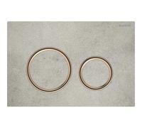 Placa de accionamiento Geberit Sigma21 para 2 cisternas, color metÃ¡lico oro rojo, 115.650., Color: oro rojo / aspecto de hormigÃ³n - 115.650.JV.1