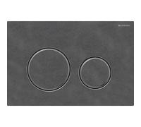 Placa Geberit Sigma50 RouArdesia Mustang / Negro Cromado Doble Botón | 115.6