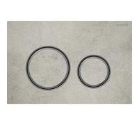 Placa de accionamiento Geberit Sigma21, para doble descarga, color metÃ¡lico negro cromado, Color: cromo negro / aspecto de hormigÃ³n - 115.651.JV.1