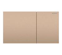 Geberit Sigma70 placas de accionamiento para doble descarga, 115622QB1, Color: Acero inoxidable oro rojo - CM