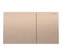 Geberit Sigma70 placas de accionamiento para doble descarga, 115622QB1, Color: Acero inoxidable oro rojo - CM