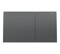 Geberit Sigma70 placas de accionamiento para doble descarga, 115622QD1, Color: Acero inoxidable negro cromado - CM
