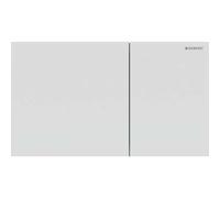 Geberit Sigma70 placas de accionamiento para doble descarga, angular, 115622JT1, Color: Acero inoxidable lacado blanco mate - CM