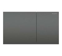 Geberit Sigma70 placas de accionamiento para doble descarga, angular, 115622QD1, Color: Acero inoxidable negro cromado - CM