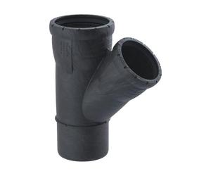 Geberit Silent-Pro - Rama con manguito, DN 125-100-45°