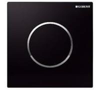 Geberit - Sistema De Descarga Geberit Para Urinarios Con Accionamiento De Descarga Neumático, Pulsador Serie 10: Negro/Cromado Brillante/Negro (116.015.KM.1)