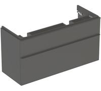 Geberit Smyle Square armario 118.4x47x61.7 cm suspendido, para lavabo negro 500.356.JK.1