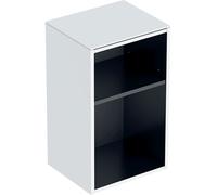Geberit Smyle Square armario 36x29.9x60 cm suspendido, lateral blanco-negro 500.358.00.1