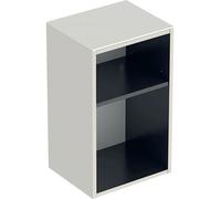 Geberit Smyle Square armario 36x29.9x60 cm suspendido, lateral negro-gris 500.358.JL.1