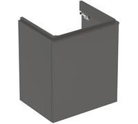 Geberit Smyle Square armario 53.6x43.3x61.7 cm suspendido, para lavabo negro 500.366.JK.1