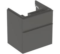 Geberit Smyle Square armario 58.4x47x61.7 cm suspendido, para lavabo negro 500.352.JK.1