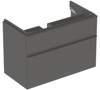 Geberit Smyle Square armario 88.4x47x61.7 cm suspendido, para lavabo negro 500.354.JK.1
