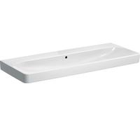 Geberit Smyle Square lavabo 120x48 cm rectangular clásico-para mueble-empotrado blanco brillante 500.225.01.8