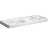 Geberit Smyle Square lavabo 120x48 cm rectangular clásico-para mueble-empotrado-doble blanco brillante 500.223.01.1