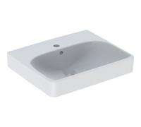 Geberit Smyle Square lavabo 50x41 cm rectangular clásico-sobre encimera blanco brillante 500.256.01.1