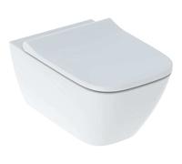 Geberit Smyle Square Set inodoro de pared lavabo profundo, forma cerrada, sin...