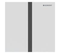Geberit tipo 40 placa de cubierta para control de descarga de urinario IR, angular, 246121JT1, Color: blanco mate / revestimiento fácil de limpiar - CM