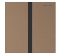 Geberit tipo 40 placa de cubierta para control de descarga de urinario IR, angular, 246.121.QB.1, Color: oro rosa / cepillado, revestimiento fácil de limpiar