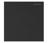 Geberit tipo 40 placa de cubierta para control de descarga de urinario IR, redondo, 246120QD1, Color: cromo negro / cepillado, revestimiento fácil de limpiar - CM