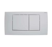 Placa de accionamiento Geberit Twinline30, para doble descarga, 115.899., Color: cromo mate lacado/fácil de limpiar - 115.899.JQ.1
