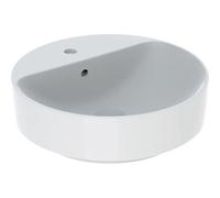 Geberit Variform lavabo 45x45 cm circular sobre encimera blanco 500.769.01.2