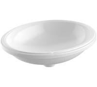 Geberit Variform lavabo 50x40 cm oval bajo encimera blanco brillante 500.755.00.2