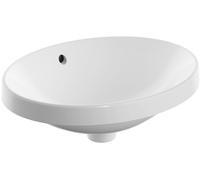 Geberit Variform lavabo 50x40 cm oval empotrado blanco 500.709.01.2
