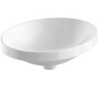Geberit Variform lavabo 50x40 cm oval empotrado blanco brillante 500.711.00.2