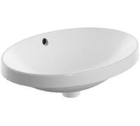 Geberit Variform lavabo 50x45 cm oval empotrado blanco 500.716.01.2
