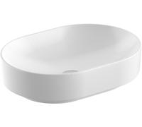Geberit Variform lavabo 55x40 cm oval sobre encimera blanco brillante 500.774.00.2