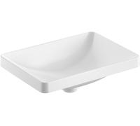 Geberit Variform lavabo 55x40 cm rectangular empotrado blanco brillante 500.738.00.2