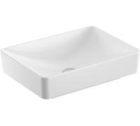 Geberit Variform lavabo 55x40 cm rectangular para mueble-sobre encimera blanco brillante 500.779.00.2