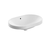 Geberit Variform lavabo 60x40 cm oval empotrado blanco brillante 500.728.01.2
