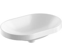Geberit Variform lavabo 60x40 cm oval empotrado blanco brillante 500.730.01.2