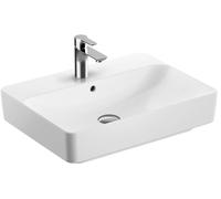 Geberit Variform lavabo 60x45 cm rectangular para mueble-sobre encimera blanco brillante 500.780.00.2