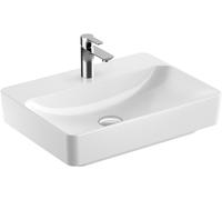 Geberit Variform lavabo 60x45 cm rectangular para mueble-sobre encimera blanco brillante 500.781.01.2