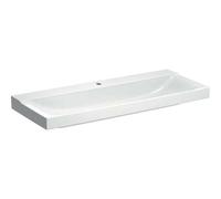 Keramag Xeno 2 lavabo con agujero para grifo, sin rebosadero, 120x48 cm blanco con KeraTect, 500551011 - 500.551.01.1