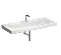 Keramag Xeno 2 lavabo con agujero para grifo, sin rebosadero, 120x48 cm blanco con KeraTect, 500551011 - 500.551.01.1